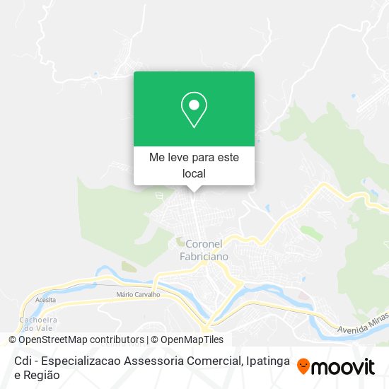 Cdi - Especializacao Assessoria Comercial mapa