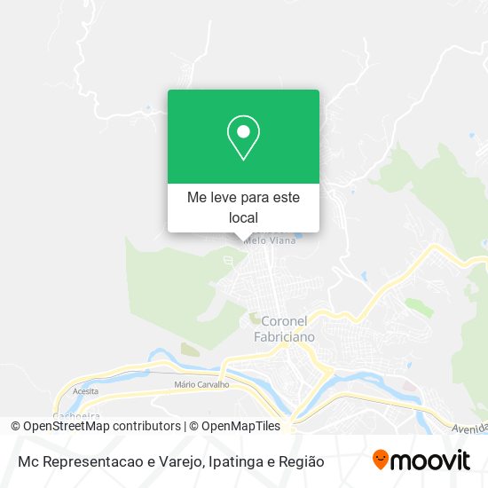 Mc Representacao e Varejo mapa