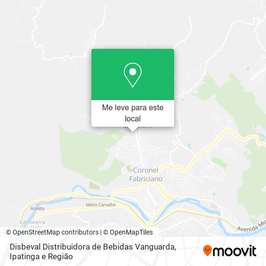 Disbeval Distribuidora de Bebidas Vanguarda mapa