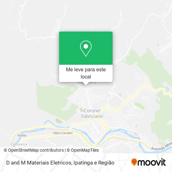 D and M Materiais Eletricos mapa