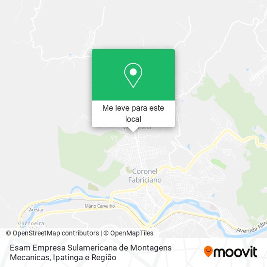 Esam Empresa Sulamericana de Montagens Mecanicas mapa