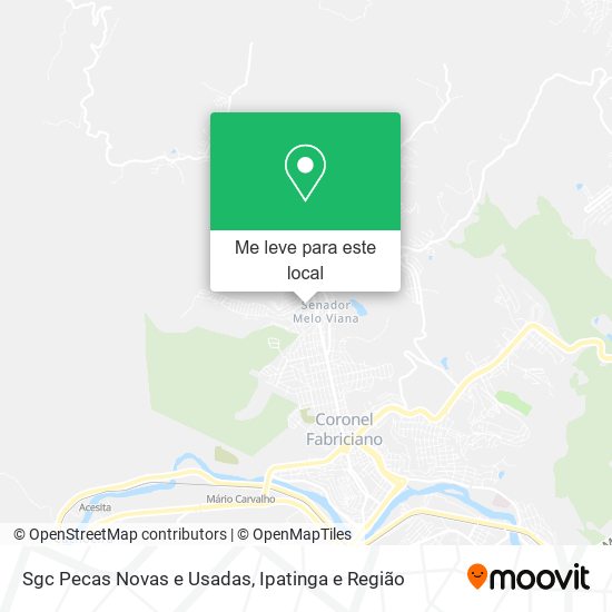 Sgc Pecas Novas e Usadas mapa