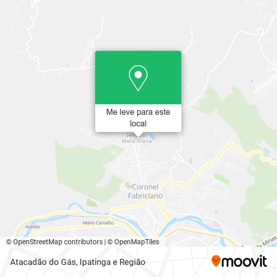 Atacadão do Gás mapa