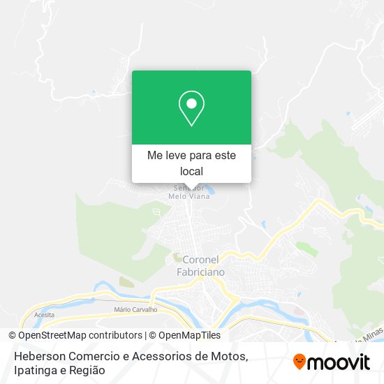 Heberson Comercio e Acessorios de Motos mapa