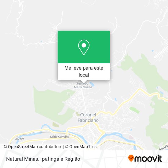 Natural Minas mapa