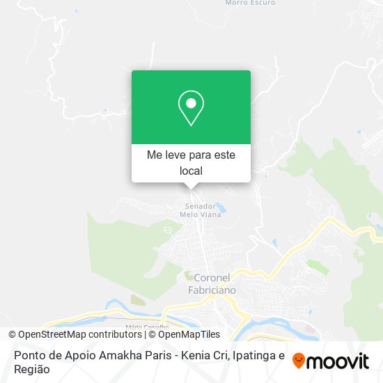 Ponto de Apoio Amakha Paris - Kenia Cri mapa