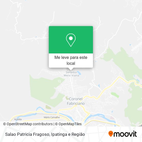 Salao Patricia Fragoso mapa