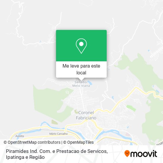 Piramides Ind. Com. e Prestacao de Servicos mapa