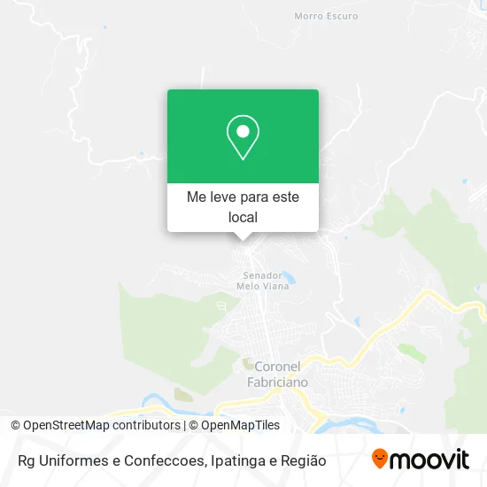 Rg Uniformes e Confeccoes mapa