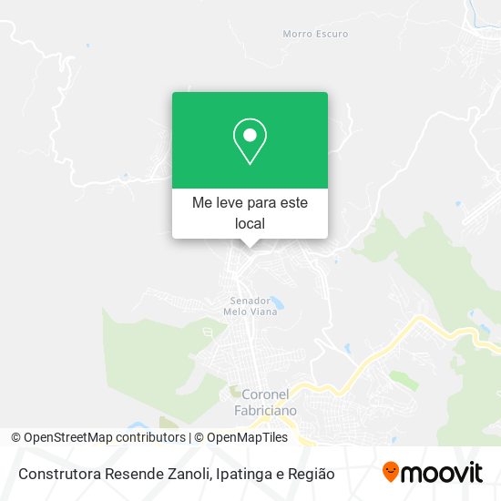 Construtora Resende Zanoli mapa