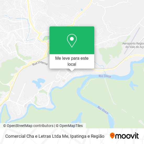 Comercial Cha e Letras Ltda Me mapa