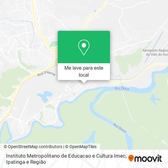 Instituto Metropolitano de Educacao e Cultura Imec mapa