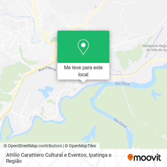 Attilio Carattiero Cultural e Eventos mapa