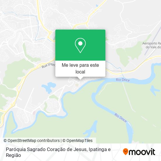 Paróquia Sagrado Coração de Jesus mapa