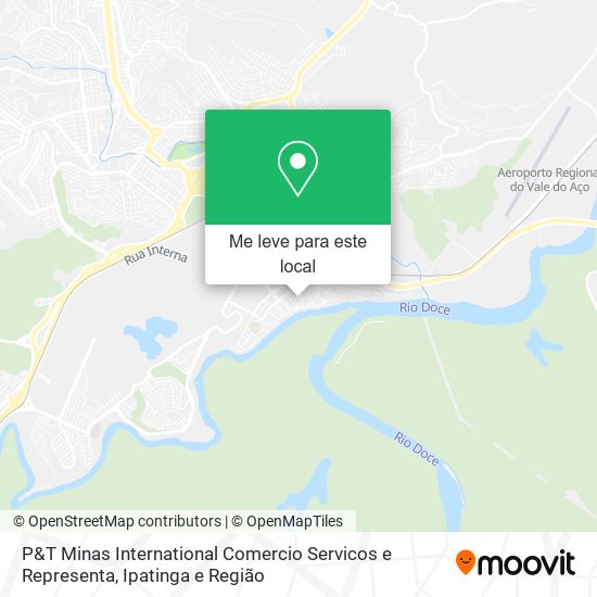 P&T Minas International Comercio Servicos e Representa mapa