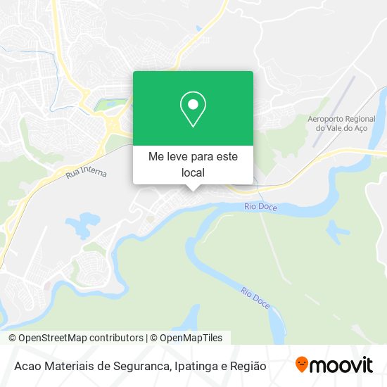 Acao Materiais de Seguranca mapa