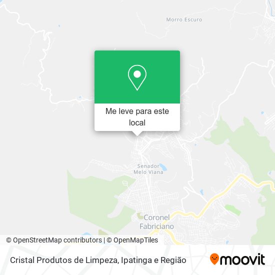 Cristal Produtos de Limpeza mapa