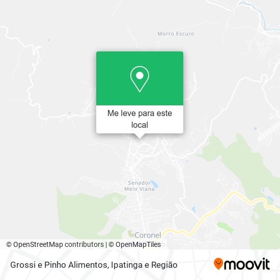 Grossi e Pinho Alimentos mapa