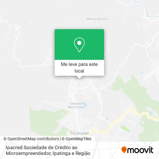 Ipacred Sociedade de Crédito ao Microempreendedor mapa