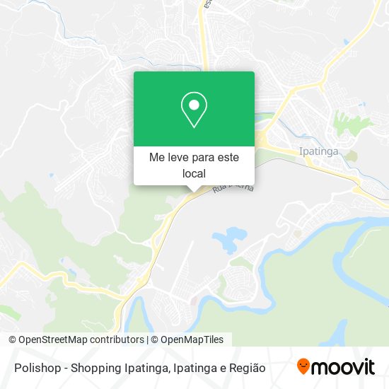 Polishop - Shopping Ipatinga mapa