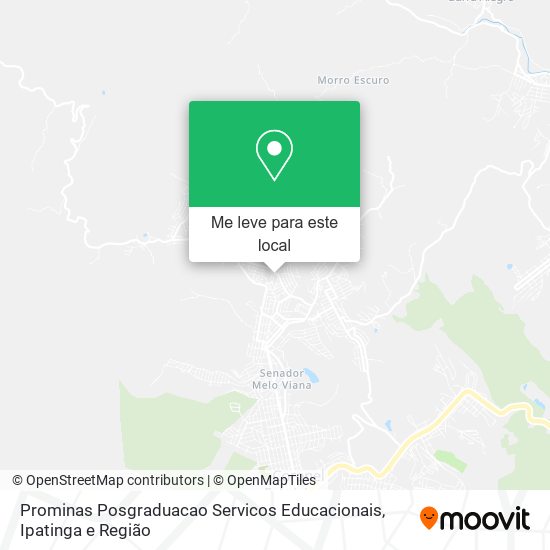 Prominas Posgraduacao Servicos Educacionais mapa