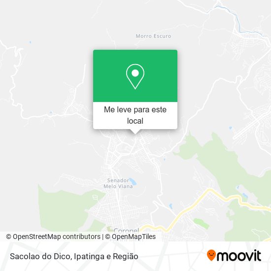 Sacolao do Dico mapa