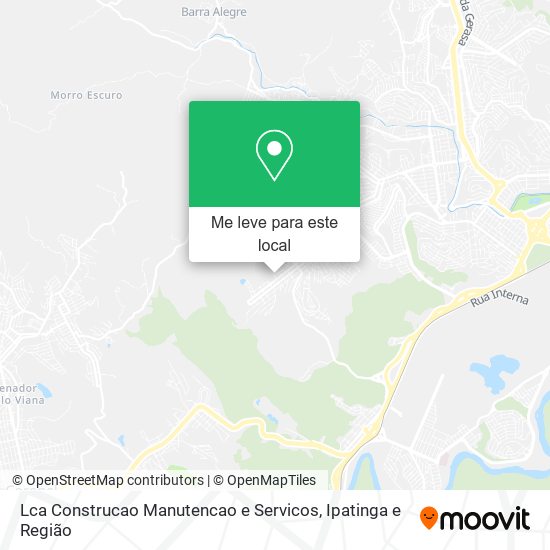 Lca Construcao Manutencao e Servicos mapa