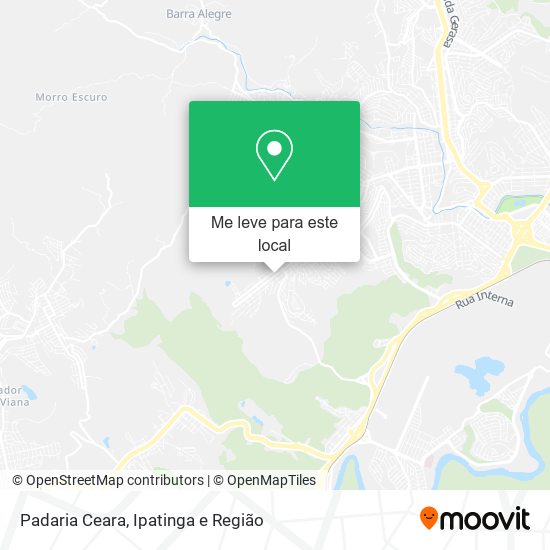 Padaria Ceara mapa