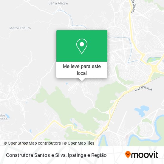 Construtora Santos e Silva mapa