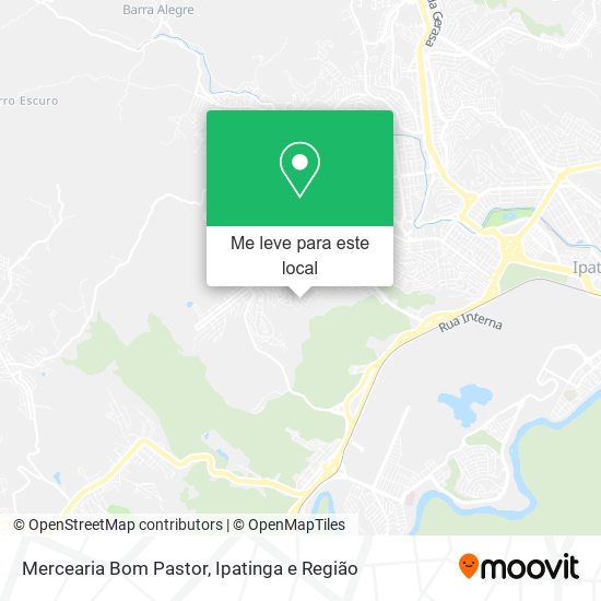 Mercearia Bom Pastor mapa