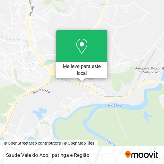 Saude Vale do Aco mapa