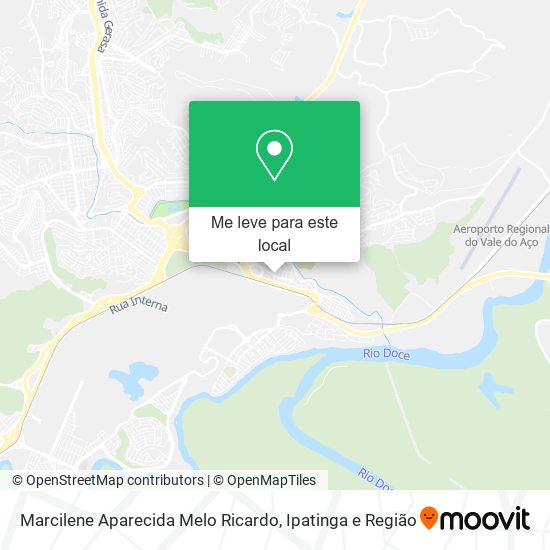 Marcilene Aparecida Melo Ricardo mapa