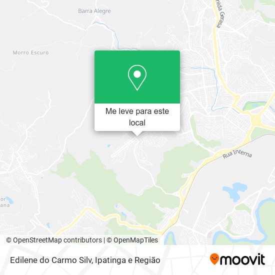 Edilene do Carmo Silv mapa