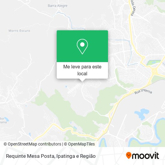 Requinte Mesa Posta mapa