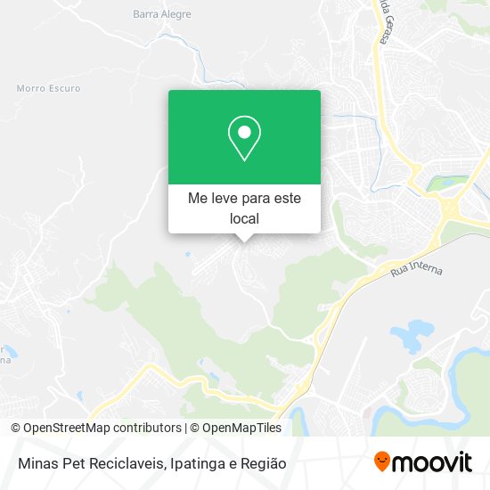 Minas Pet Reciclaveis mapa