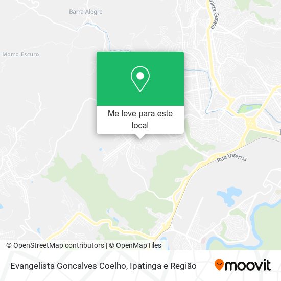 Evangelista Goncalves Coelho mapa