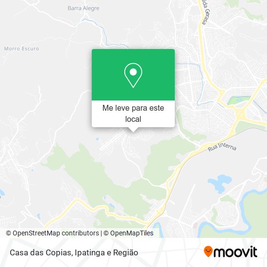 Casa das Copias mapa