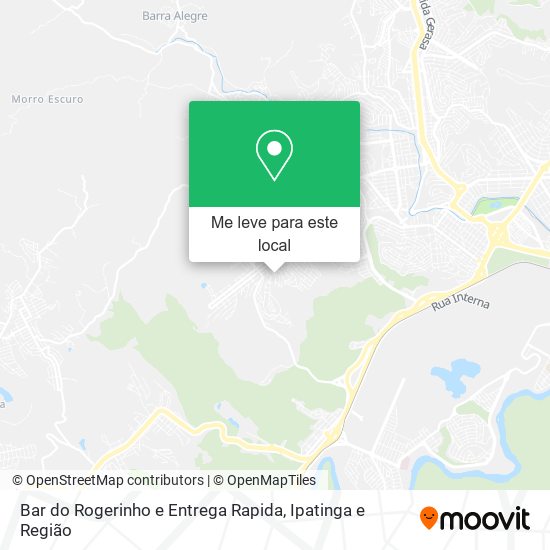 Bar do Rogerinho e Entrega Rapida mapa