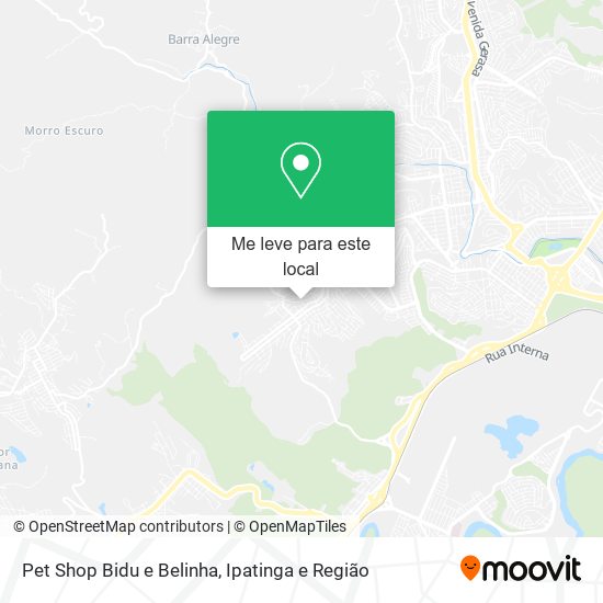 Pet Shop Bidu e Belinha mapa