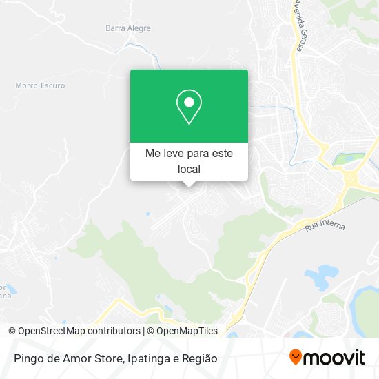 Pingo de Amor Store mapa