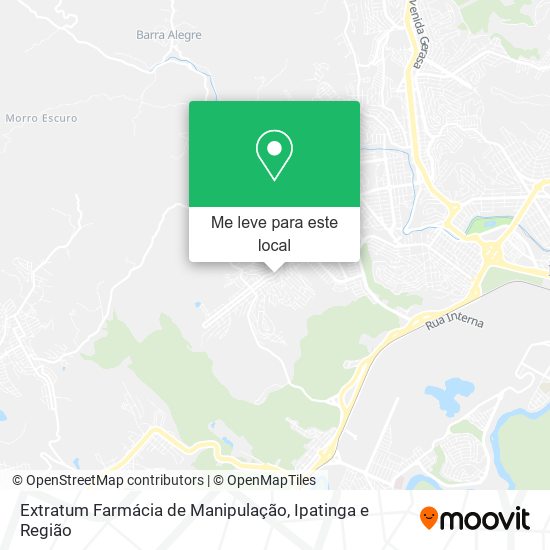 Extratum Farmácia de Manipulação mapa