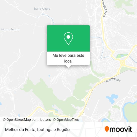 Melhor da Festa mapa