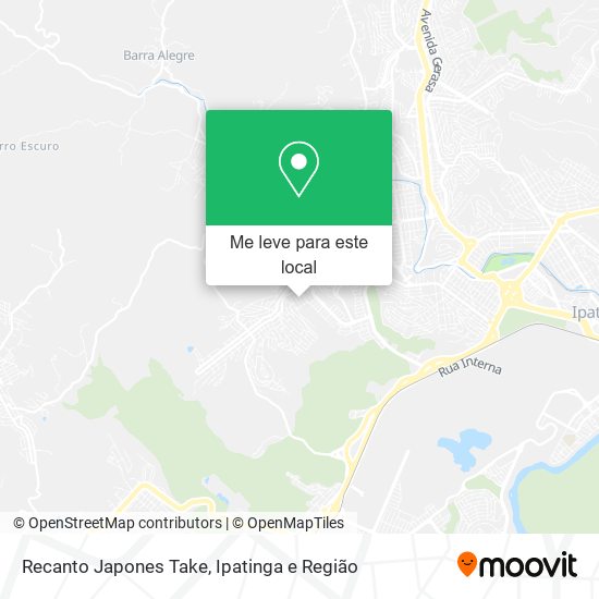 Recanto Japones Take mapa