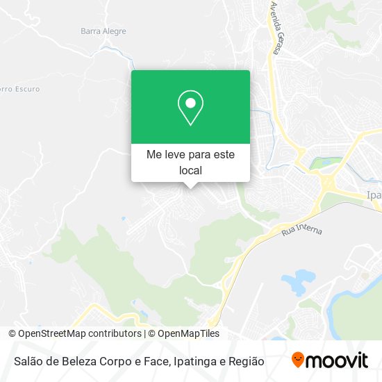 Salão de Beleza Corpo e Face mapa