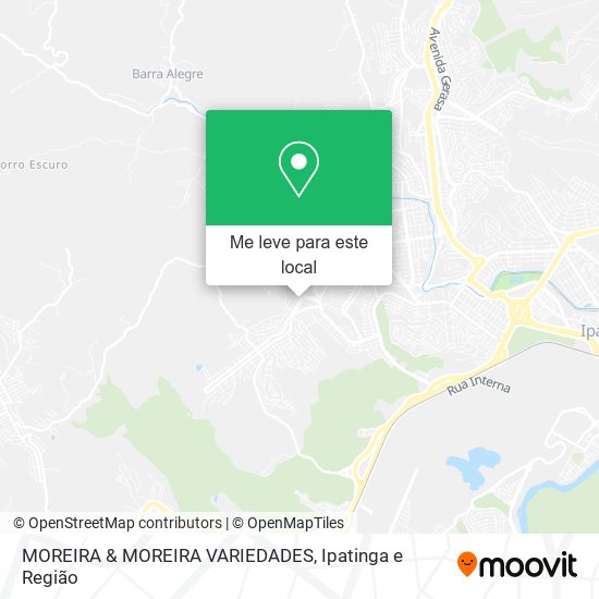 MOREIRA & MOREIRA VARIEDADES mapa