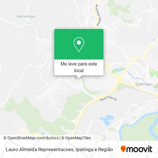 Lauro Almeida Representacoes mapa