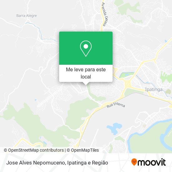 Jose Alves Nepomuceno mapa