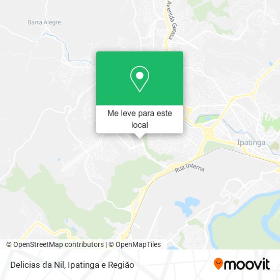 Delicias da Nil mapa