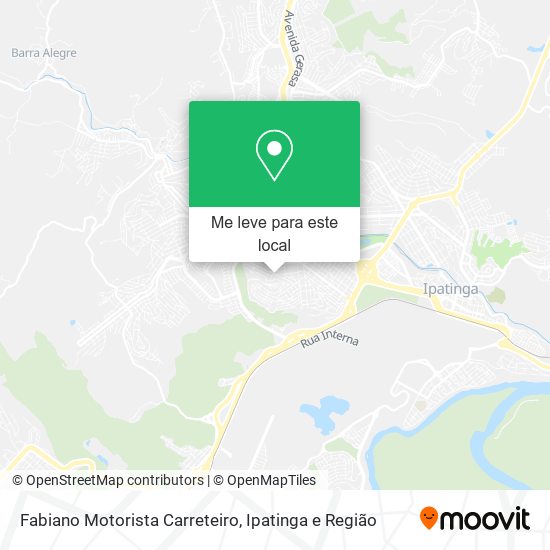 Fabiano Motorista Carreteiro mapa