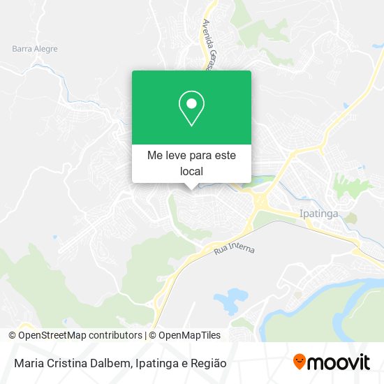 Maria Cristina Dalbem mapa